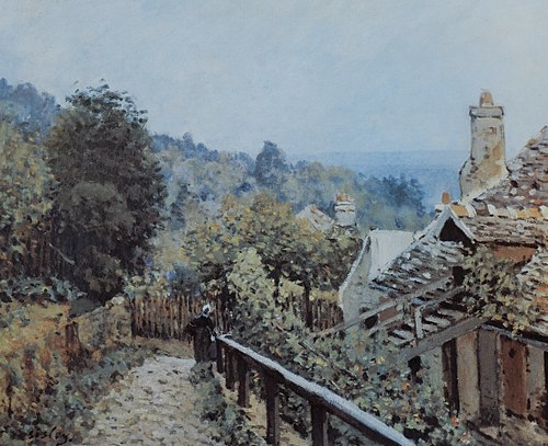 Louveciennes. Sentier de la Mi-côte, 1873, Alfred Sisley