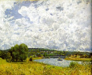 La Seine à Suresnes, 1877, Alfred Sisley