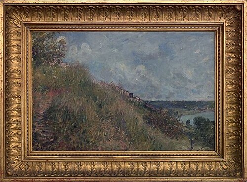 La Seine, vue des coteaux de By, 1881, Alfred Sisley