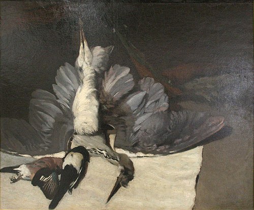 Le Héron aux ailes déployées, 1865, Alfred Sisley