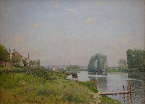 L'Île Saint-Denis, 1872, Alfred Sisley
