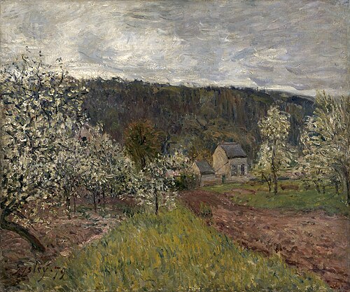 Printemps pluvieux aux environs de Paris, 1879, Alfred Sisley
