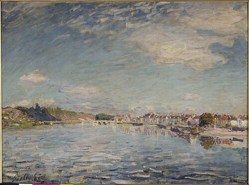 La Seine à Saint-Mammès, 1885, Alfred Sisley