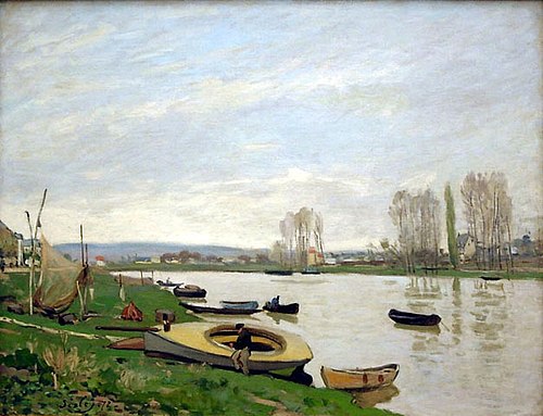La Seine à Argenteuil (1872), 1872, Alfred Sisley