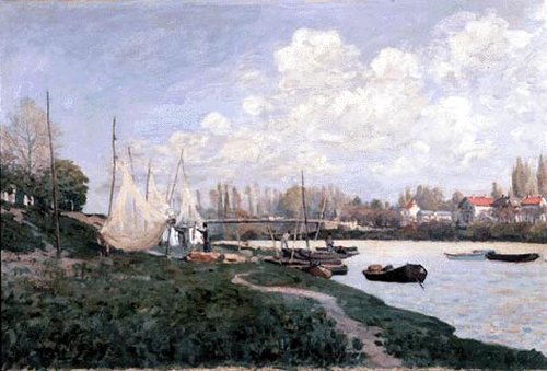 Pêcheurs étendant leurs filets, 1872, Alfred Sisley