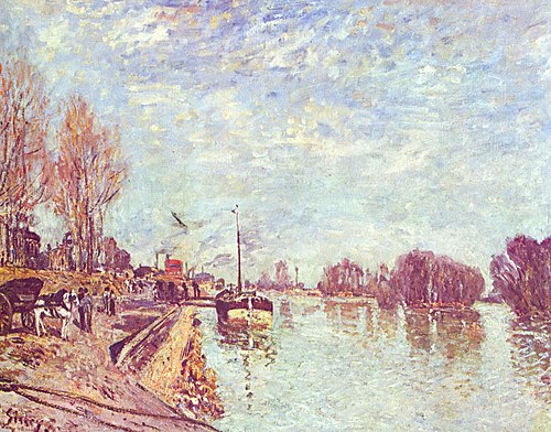 La Seine près de Suresnes, 1879, Alfred Sisley