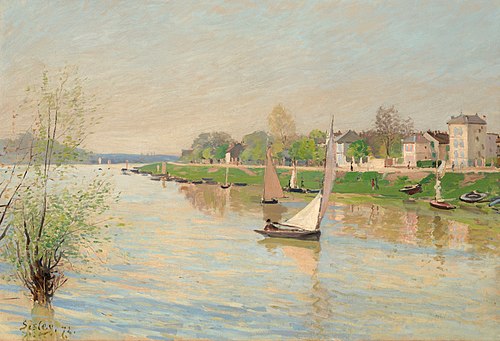 La Seine à Argenteuil, 1872, Alfred Sisley