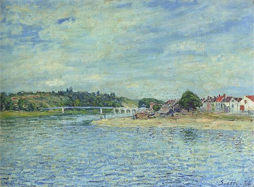 La Seine à Saint-Mammès, 1885, Alfred Sisley