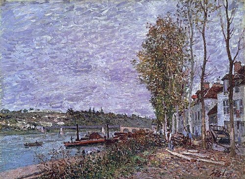 Overcast Day at Saint-Mammès, 1880, Alfred Sisley