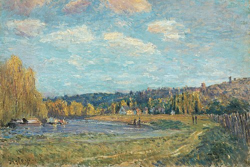 La Seine à Saint-Cloud, 1879, Alfred Sisley