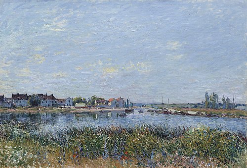Saint-Mammès le matin, 1881, Alfred Sisley