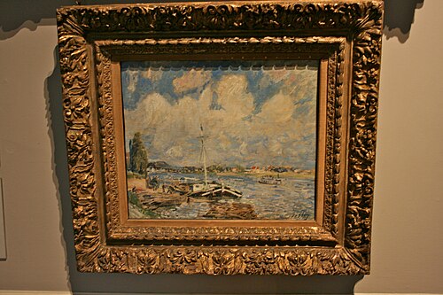 Boats on the Seine, 1877, Alfred Sisley