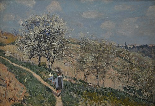 Spring at Bougival, 1873, Alfred Sisley