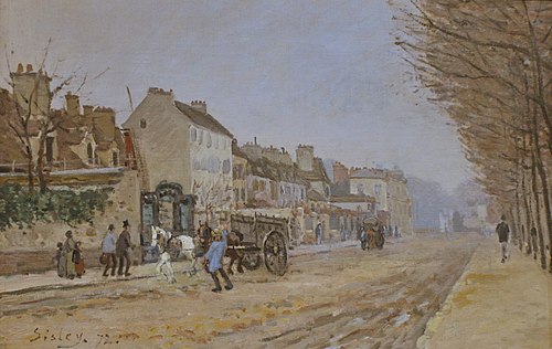 Boulevard Héloïse, Argenteuil, 1872, Alfred Sisley