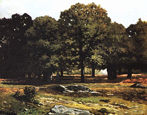 Allée de châtaigniers à La Celle-Saint-Cloud, 1865, Alfred Sisley