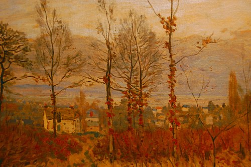 Vue de Louveciennes en automne, 1872, Alfred Sisley