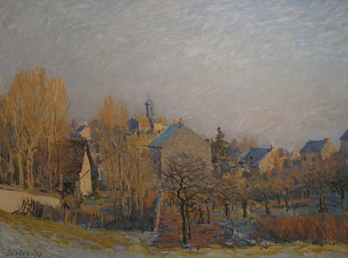 La Gelée à Louveciennes, 1873, Alfred Sisley