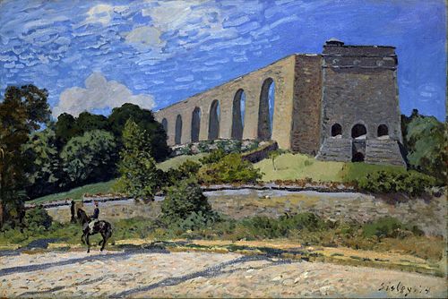 L'Aqueduc de Marly, 1874, Alfred Sisley