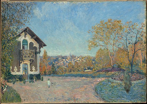 View of Marly-le-Roi from Cœur-Volant, 1876, Alfred Sisley