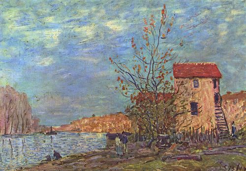 The River Loing near Moret, 1881, Alfred Sisley