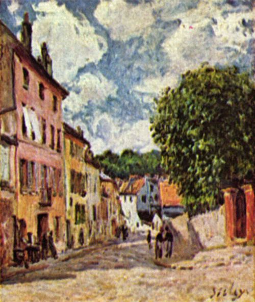 Rue de Moret-sur-Loing, 1892, Alfred Sisley