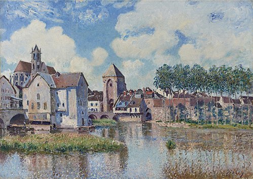 Moret-sur-Loing, 1891, Alfred Sisley