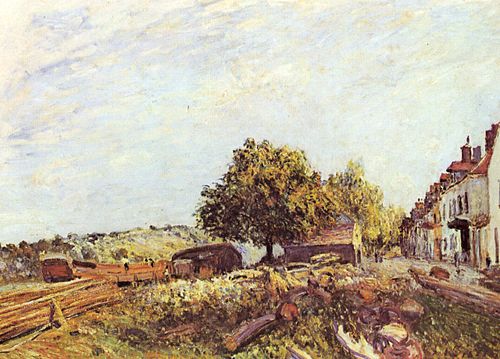 Saint-Mammès in the Morning, 1890, Alfred Sisley