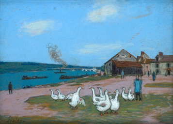 Saint Mammès, 1898, Alfred Sisley
