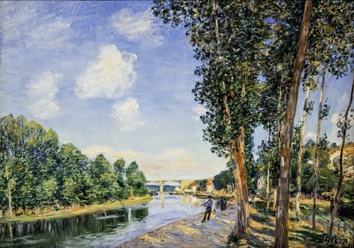 Saint-Mammès. June Sunshine, 1892, Alfred Sisley