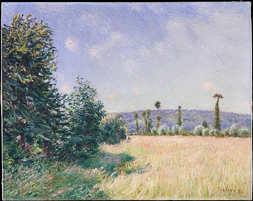 Sahurs Meadows in Morning Sun, 1894, Alfred Sisley