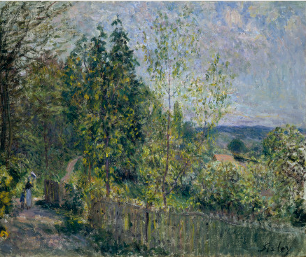 The Road in the Woods, 1879, Alfred Sisley