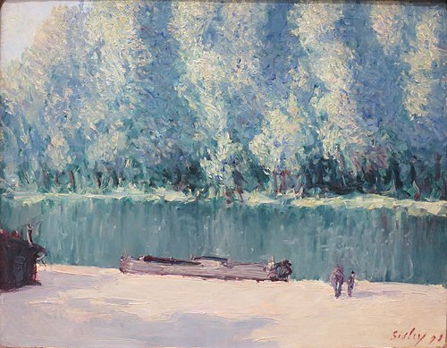 Banks of the Loing, 1891, Alfred Sisley