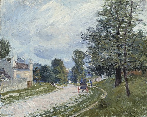 A Turn in the Road, 1873, Alfred Sisley