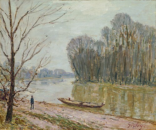Bords du Loing, 1896, Alfred Sisley