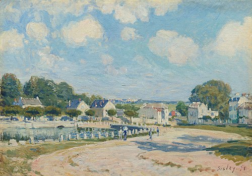 Watering Place at Marly, 1875, Alfred Sisley