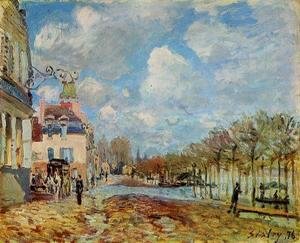 Flood at Port-Marly, 1876, Alfred Sisley