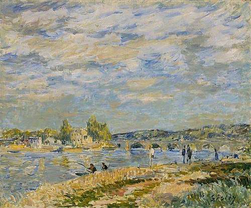 The Bridge at Sèvres, 1877, Alfred Sisley