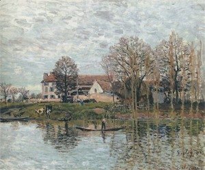 The Seine at Port-Marly, 1875, Alfred Sisley