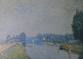 Bords de Riviere (La Tamise a Hampton Court, premiers jours d'octobre), 1874, Alfred Sisley