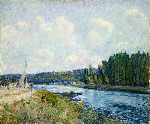 The Banks of the Oise, 1877, Alfred Sisley