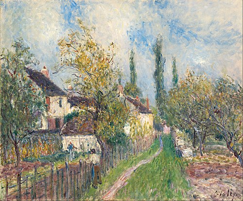 Un sentier aux Sablons, 1883, Alfred Sisley