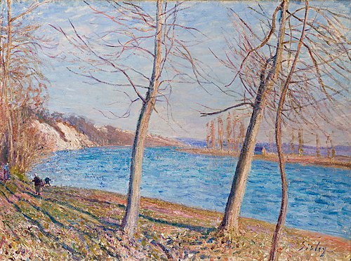Au bord du Loing, 1880, Alfred Sisley