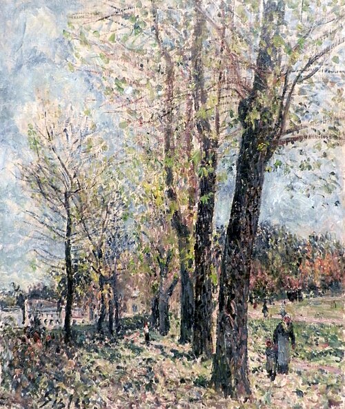 Paysage aux environs de Moret, 1880, Alfred Sisley