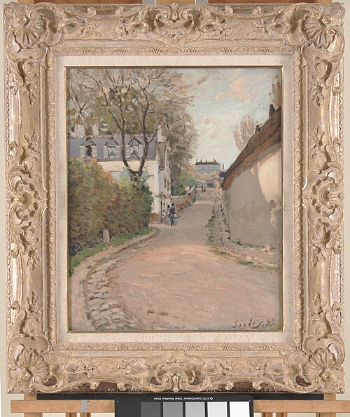 Rue de La Princesse à Louveciennes, 1873, Alfred Sisley