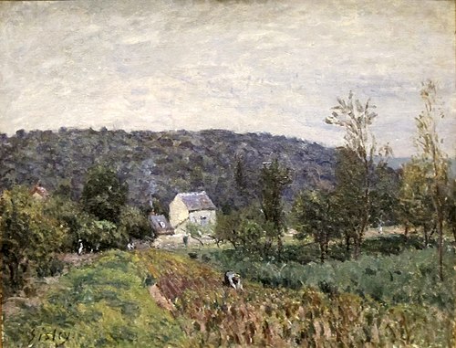 Autumn Evening, Outskirts of Paris, 1879, Alfred Sisley