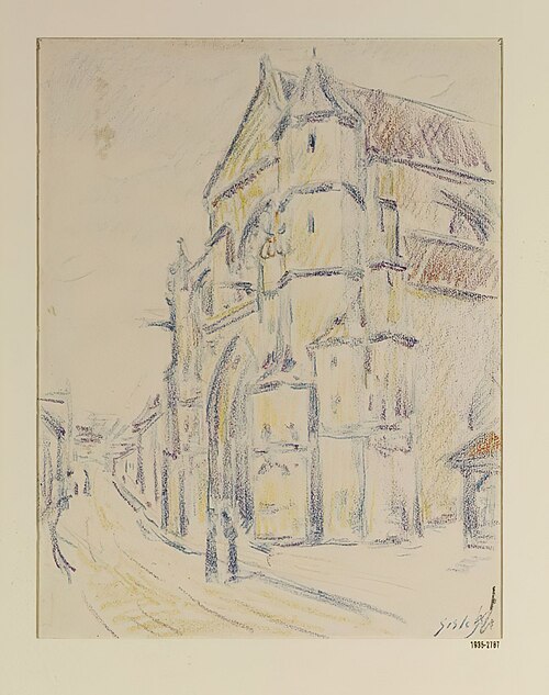 L'Église de Moret, , Alfred Sisley