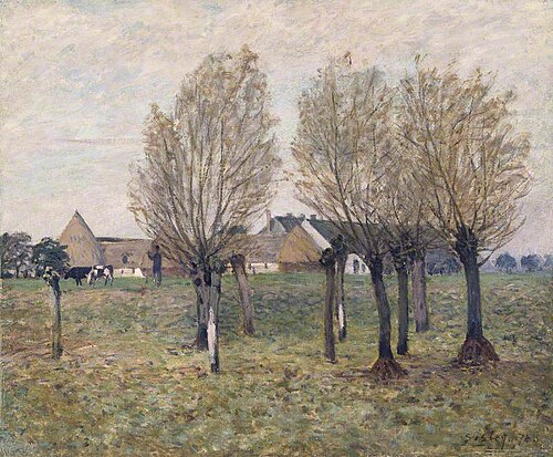 A Normandy Farm, 1874, Alfred Sisley