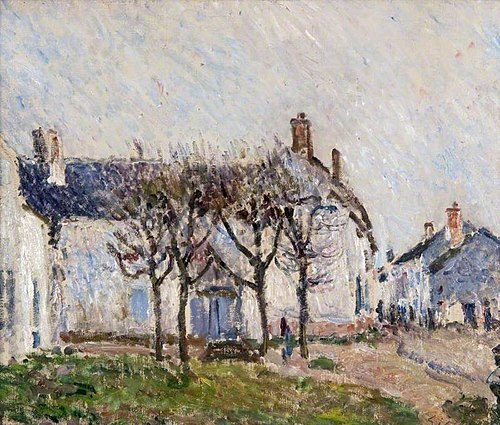Village Street, Moret-sur-Loing, 1894, Alfred Sisley