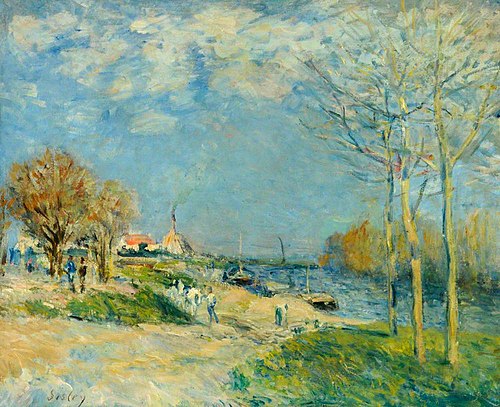 Bords de la Seine à Port-Marly, , Alfred Sisley