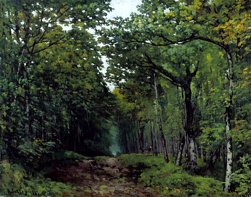 Allée de châtaigniers près de La Celle Saint-Cloud, 1867, Alfred Sisley